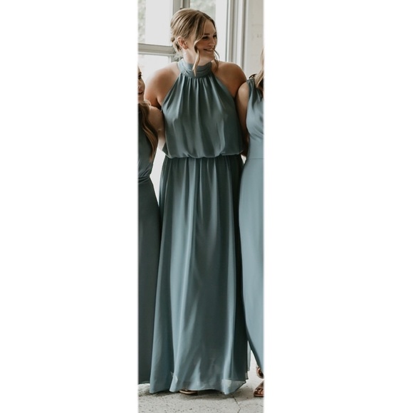 Bill Levkoff Dresses & Skirts - Bill Levkoff Bridesmaid Dress in Slate